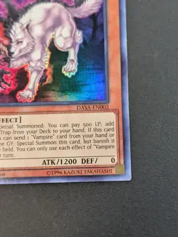 Yugioh TCG - 1x Vampire Retainer - DASA-EN002 - NM - Super Rare - 1st Edition - Image 5