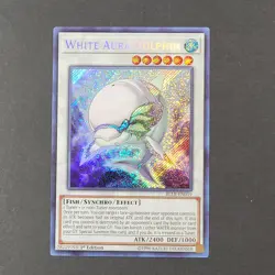 Yugioh TCG - White Aura Dolphin - BLLR-EN019 - LP/NM - 1st Ed- Secret Rare 2017 - Image 2