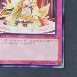 Yugioh TCG - Spiritual Fire Art - Kurenai - SDOK-EN036 - 1st Edition - NM - 2013 - Image 4
