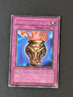 Yugioh TCG - 1x Dragon Capture Jar - LOB-045 - LP - Vintage Unlimited - 2002 - Image 3