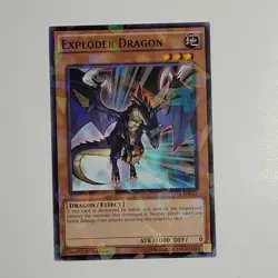 Yugioh - Exploder Dragon - YS15-ENL12 - LP Shatterfoil Rare 1st corner mark 2015 - Image 2