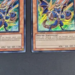 Yugioh - 2x Dragunity Phalanx - HA03-DE035 - LP/NM - Secret Rare - German - 2010 - Image 3