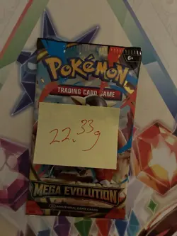 (HEAVY) 22.33g Pokemon TCG Mega Evolution Booster Pack (SEALED)✅ - Image 2