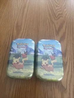 Pokemon Ascended Heroes Mini Tins Sealed Pikachu Lot Of 2 - Image 1