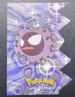 2000 Pokemon Topps TV Series 3 Die Cut Gastly #EV04 - NM/LP - Image 1