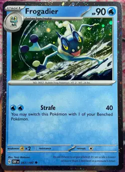 Frogadier - Cosmos Holo - 057/197 - Obsidian Flames - NM/M - Image 1