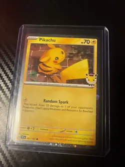 Pikachu (Pokemon Day 2026) 051/162 Promo Holo - Image 1