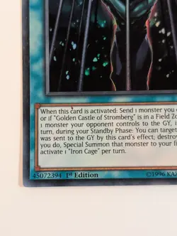 Yugioh - 1x Iron Cage - BLRR-EN012 - NM/LP - Ultra Rare - 1st Edition - 2018 - Image 5