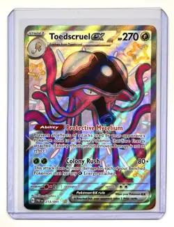 Pokemon TCG Toedscruel EX 213/091 Shiny Ultra Rare Sv: Paldean Fates - Image 1