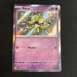 Abra 148/091 SV: Paldean Fates Baby Shiny - Shiny Rare Pokemon TCG | NM - Image 2