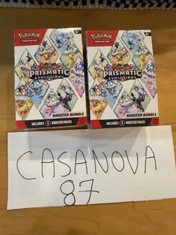 Pokemon Prismatic Evolutions Booster Bundle Factory Sealed. IN HAND SHIPS FAST🔥 - Image 1