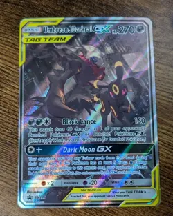 Pokemon TCG - Umbreon and Darkrai GX Tag Team Promo SM241 Sun And Moon - MP - Image 1