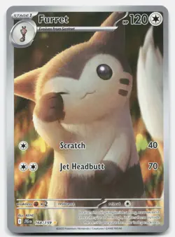 Furret 168/159 Illustration Rare Journey Together Pokemon Near Mint - Image 1