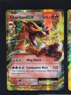 Pokemon Lot (x3) CHARIZARD EX 12/108 Holo Ex Rare Evolutions - Image 2