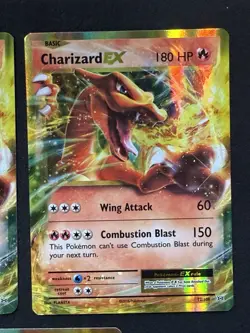 Pokemon Lot (x3) CHARIZARD EX 12/108 Holo Ex Rare Evolutions - Image 3