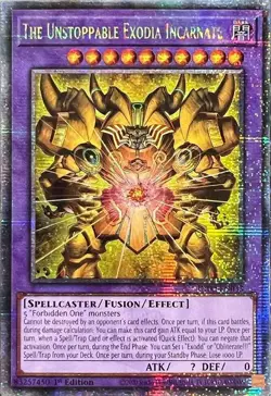 Yugioh! The Unstoppable Exodia Incarnate - INFO-EN033 - Quarter Century Secret R - Image 1