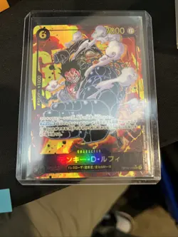 One Piece CCG Monkey D. Luffy Alt Art OP10-118 SEC Royal Blood Japanese - Image 1