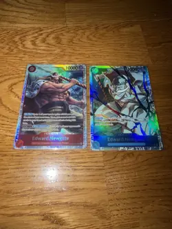 One Piece CCG Edward.Newgate OP02-004 & OP13-042 SR Foil EN - Image 1