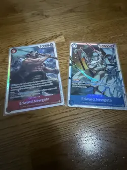 One Piece CCG Edward.Newgate OP02-004 & OP13-042 SR Foil EN - Image 3