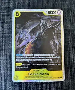 Gecko Moria OP14-104 SR The Azure Sea’s Seven One Piece English NM - Image 1