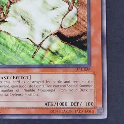 Yugioh TCG - Nimble Momonga - SRL-086 - NM - Vintage - Unlimited - Monster 2002 - Image 4