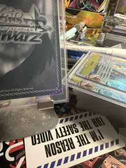 Signed Weiss Schwarz Card Overlord Ainz OVL/SE54-57EX SEC Foil Japanese NM - Image 4