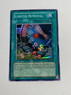 Yugioh TCG - Limiter Removal - PSV-064 - NM - Holo - Super Rare - Vintage 2002 - Image 2