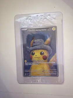 The Pokemon Company Pikachu with Grey Felt Hat Promo Full Art 60 HP Card 85 - Image 1