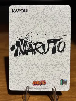 Sasuke Uchiha NRSA01-PU-005L4 Stamped Naruto Kayou Card Heavens Scroll (NM) - Image 2