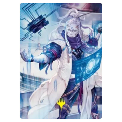 Tameshi, Reality Architect Art Card (53/81) - Art Series: Kamigawa: Neon Dynasty - Image 1