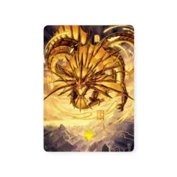 Ao, the Dawn Sky Art Card (Gold-Stamped) - Kamigawa: Neon Dynasty (ASNEO) - Image 1