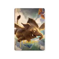 Hollyphant Art Card (Gold-Stamped Signature) - Battle for Baldur's Gate (ASCLB) - Image 1