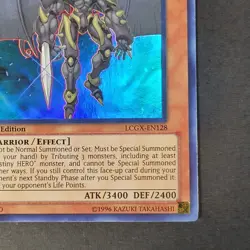 Yugioh TCG - Destiny Hero Dogma - LCGX-EN128 - NM - Super Rare - 1st Ed. - 2011 - Image 4