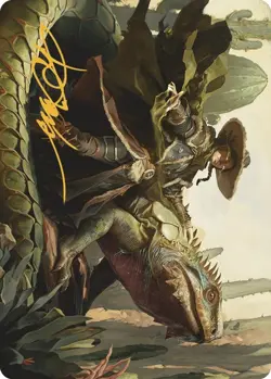 Outcaster Trailblazer Art Card (Gold-Stamped Signature) - Art Series: - Image 1