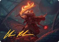 Emberheart Challenger Art Card (Gold-Stamped Signature) - Art Series: - Image 1