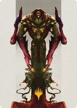 Kozilek, the Broken Reality Art Card (Gold-Stamped Planeswalker Symbol) - Image 1