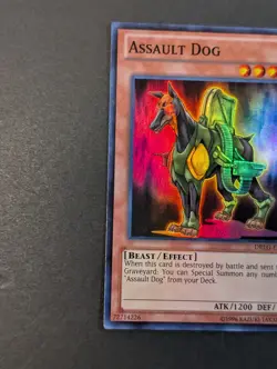Yugioh TCG - 2x Assault Dog - DRLG-EN033 - NM - Unlimited - Super Rare - 2014 - Image 5