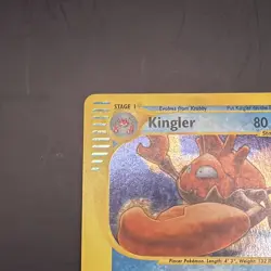 Pokemon Kingler Holo Card TCG 15/165 Expedition 2002 Nintendo - Image 4