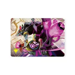 Nashi, Moon Sage's Scion Art Card (Gold-Stamped) - Kamigawa: Neon Dynasty ASNEO - Image 1