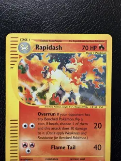 Rapidash - 26/165 - Pokemon Expedition Holo Rare Card LP - Image 2