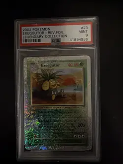 Pokemon TCG Exeggutor Legendary Collection Reverse Holo Rare Card 23/110 PSA 9 - Image 1