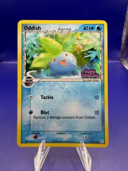 Oddish 73/110 Holon Phantoms Reverse Holo Stamp 2006 Pokemon TCG Card - Image 1
