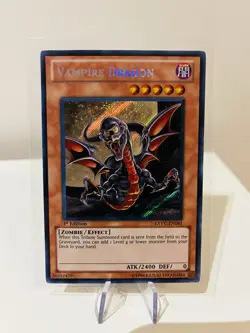 EXVC-EN081 Vampire Dragon Secret Rare 1st Edition NM Yugioh Card - Image 1