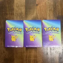 Set Of 15 Vintage 1998 KFC Trading Pokemon Cards Lot - Image 5