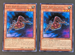 Yugioh TCG - 2x Fire Ant Ascator - LC5D-EN224 - NM/LP - 1st Edition - Rare 2014 - Image 1