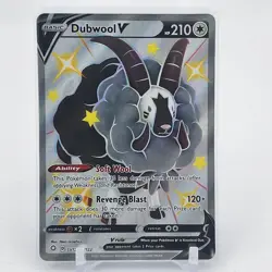 Dubwool V - SV120/SV122 - Ultra Rare - Shining Fates - Pokemon Card - NM/M - Image 1