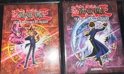 2 Yu-Gi-Oh Vintage Collection Binders Yugi & Kaiba 1996 W/ Cards Lot - Image 1