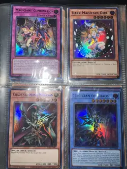 2 Yu-Gi-Oh Vintage Collection Binders Yugi & Kaiba 1996 W/ Cards Lot - Image 3