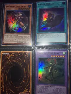 2 Yu-Gi-Oh Vintage Collection Binders Yugi & Kaiba 1996 W/ Cards Lot - Image 4
