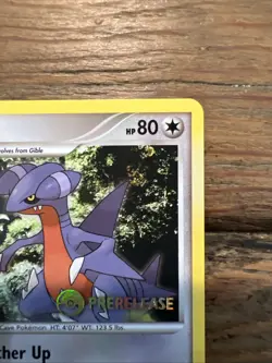 Gabite 48/123 Prerelease Stamped Promo Mysterious Treasures Pokemon Card. NM-M - Image 3